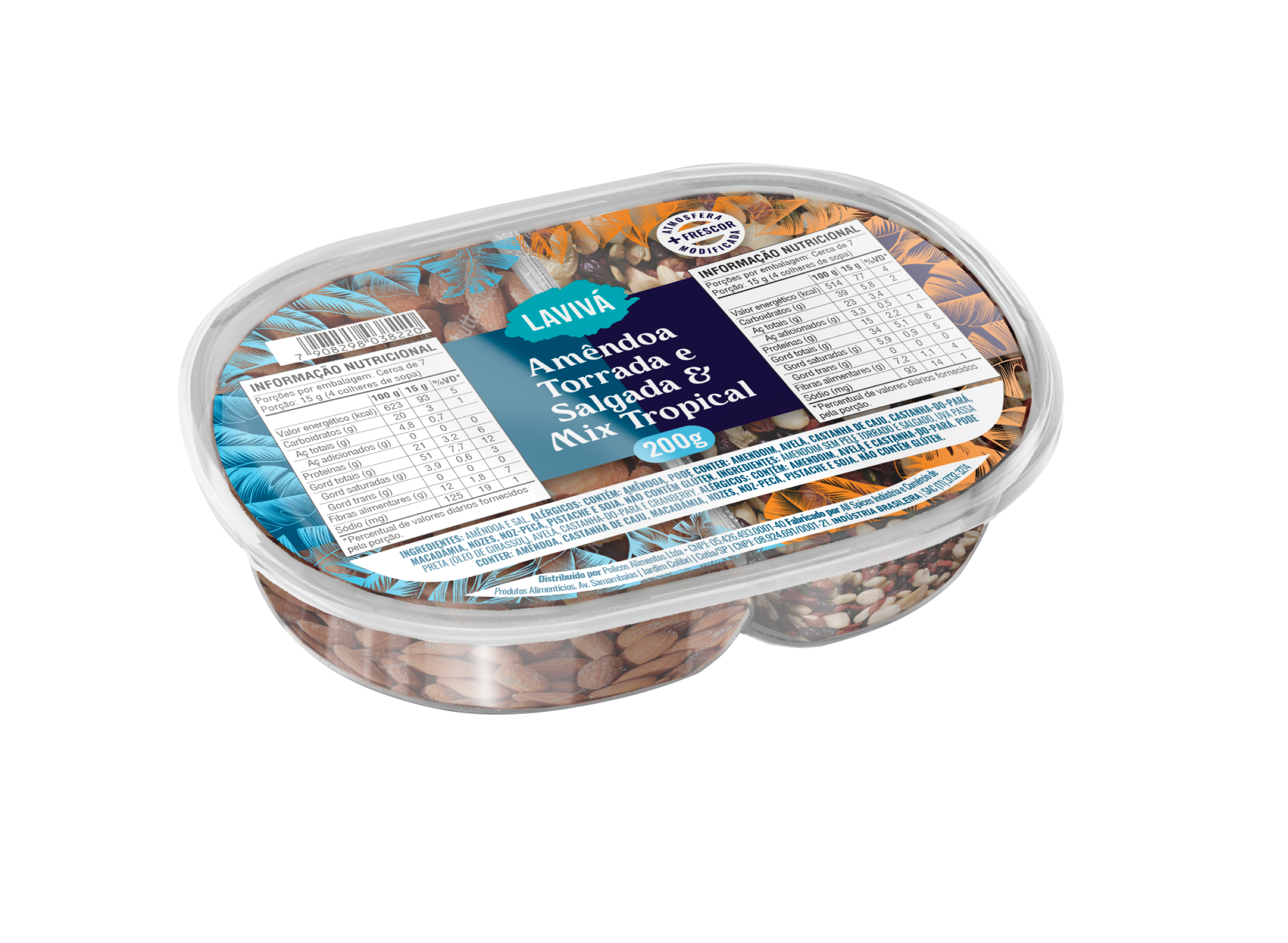 Duo Tropical/Amendoa Laviva 200g
