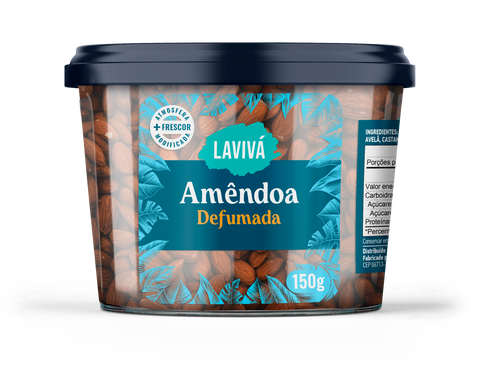 Amêndoa Torrada Defumada Lavivá 150g