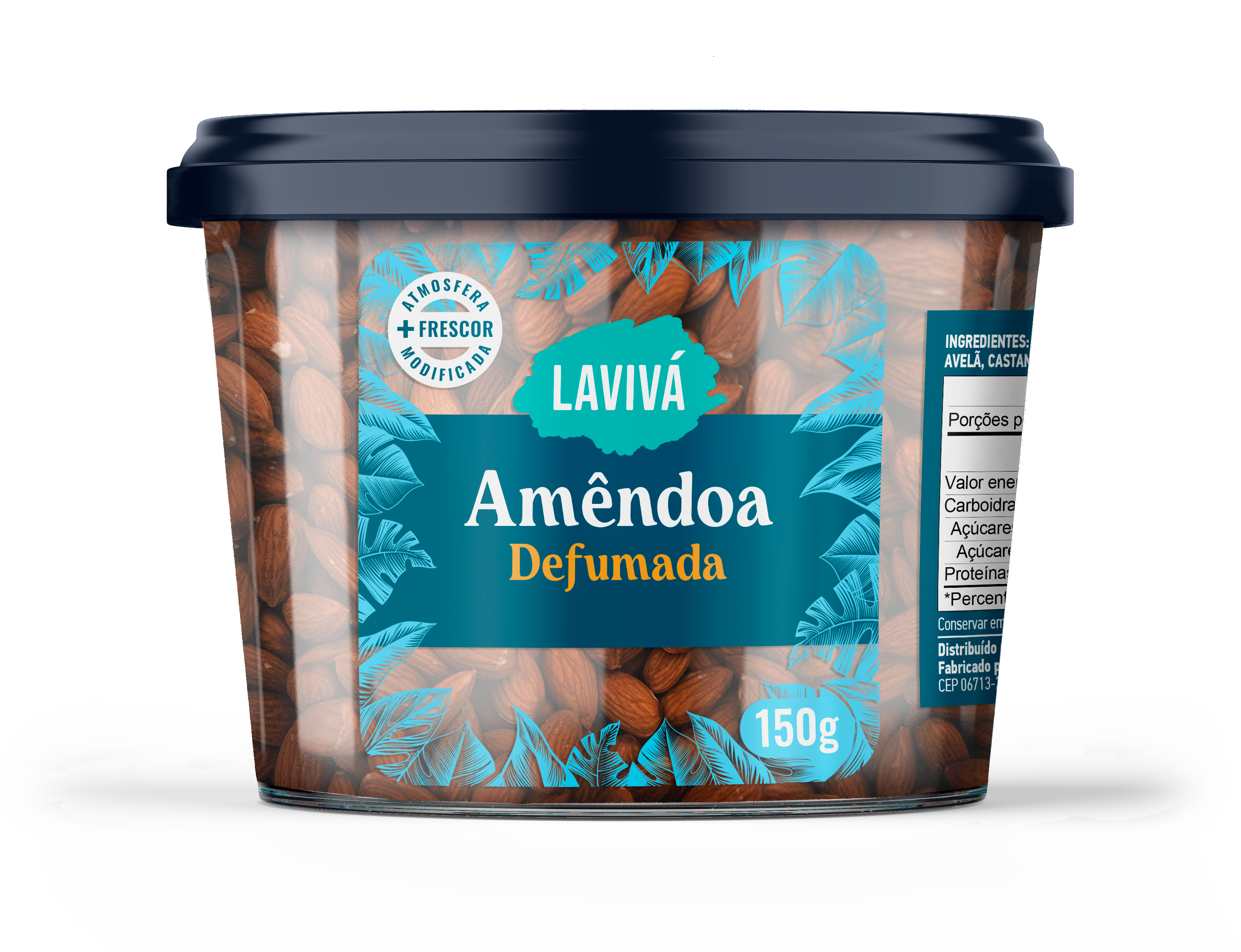 Amendoa Torrada Defumada Laviva 150g