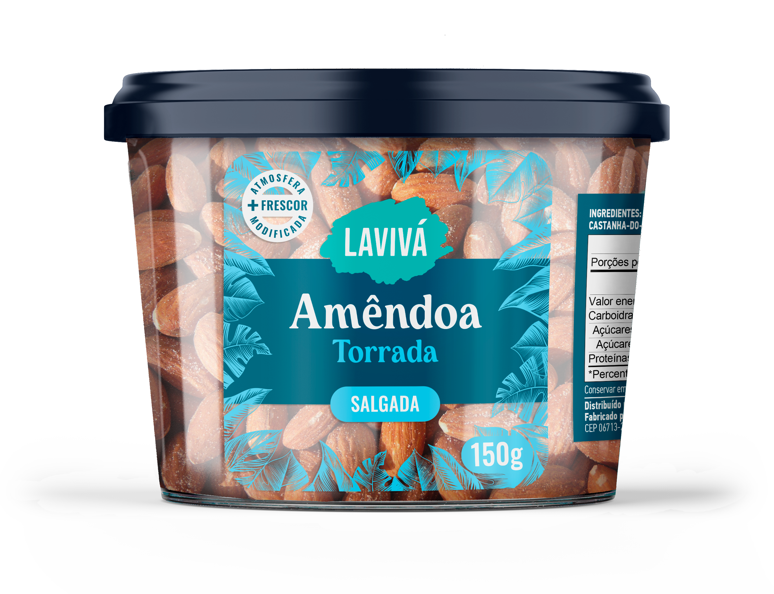 Amendoa Torrada Salgada Laviva 150g