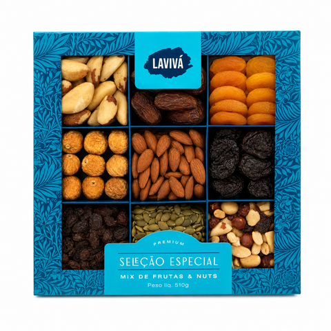 Lavivá Seleção Especial Premium – Mix de Frutas & Nuts 510g