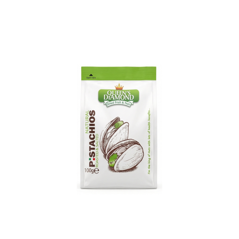 Pistache Queen's com Casca Torrado e Salgado 100g