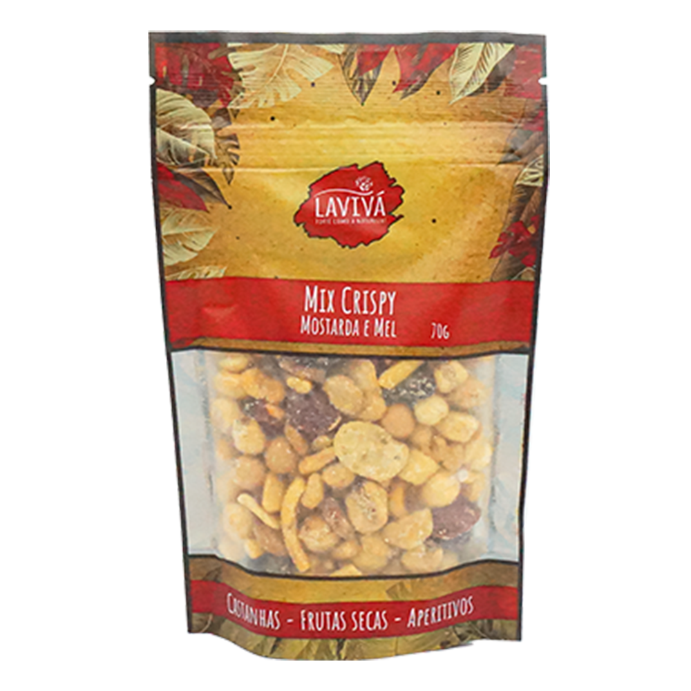 Mix Crispy Mostarda e Mel Pouch Lav 70g