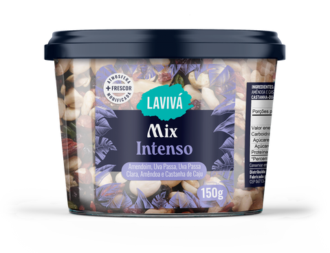 Mix de Fruta Intenso Laviva Pote 150g