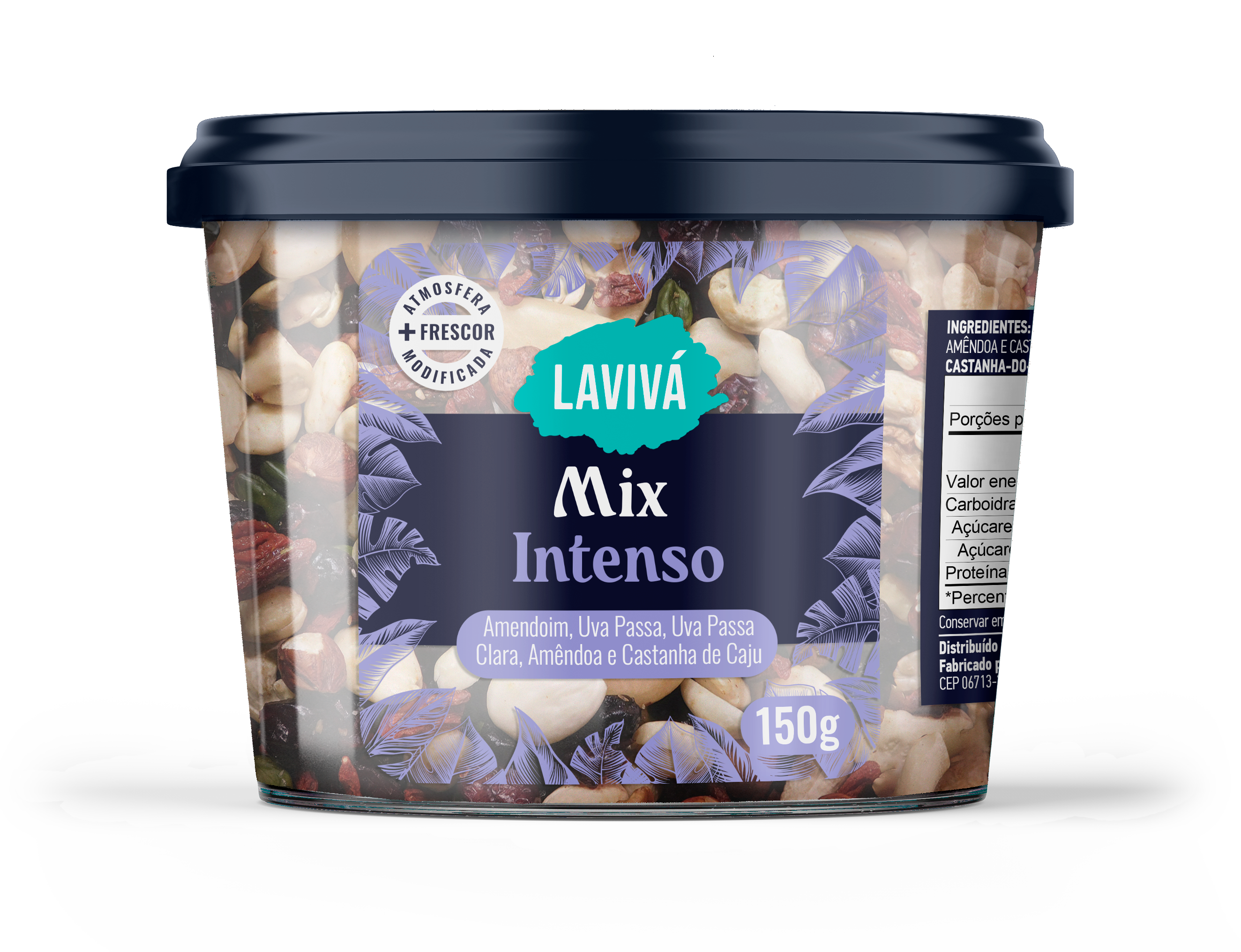 Mix de Fruta Intenso Laviva Pote 150g
