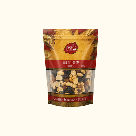 Mix de Frutas Tropical Lavivá Pouch 100g