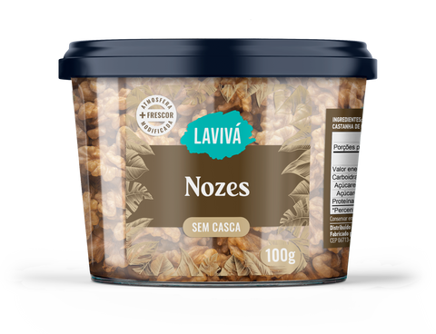 Nozes Inteiras Lavivá 100g