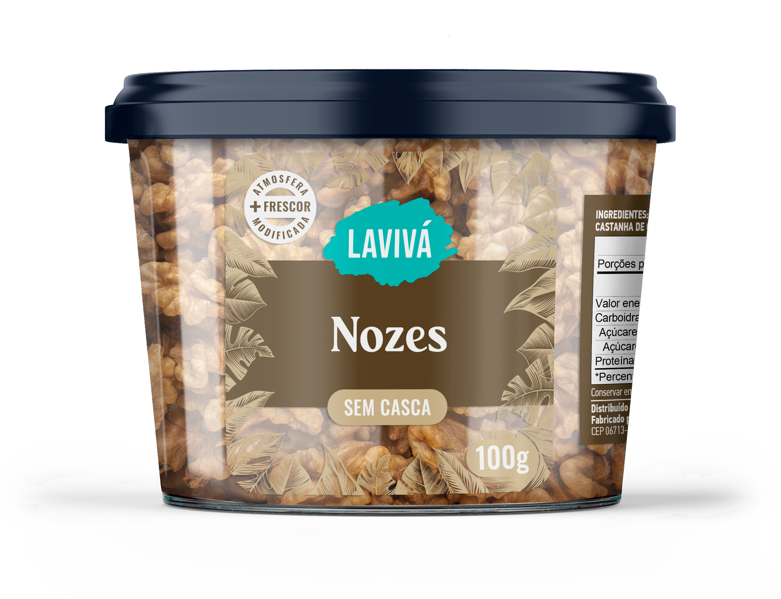 Nozes Inteira Laviva 100g