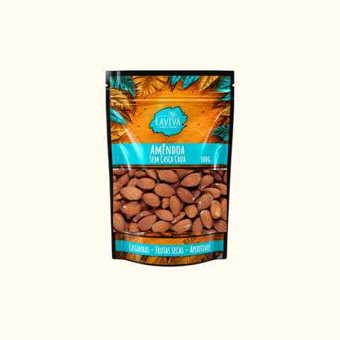 Amêndoa Crua Lavivá Pouch 100g
