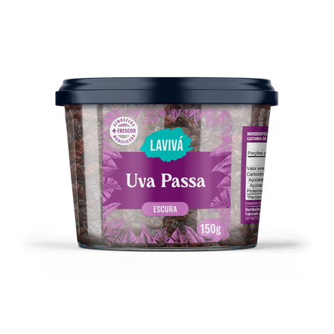 Uva Passa Preta Lavivá 150g