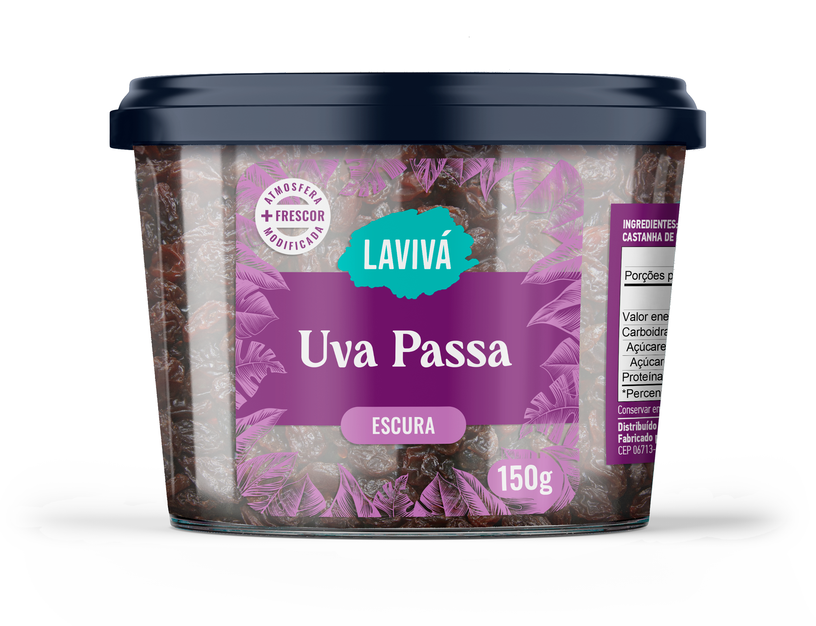 Uva Passa Preta Laviva 150g