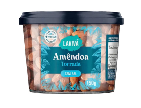 Amêndoa Torrada Sem Sal Lavivá 150g