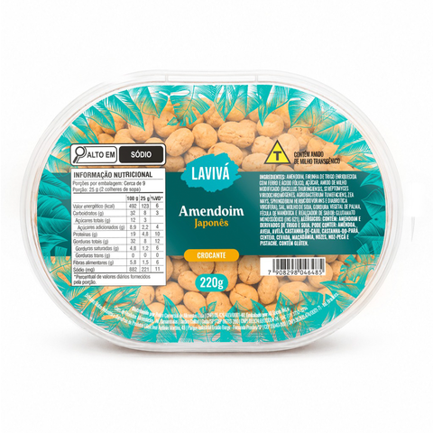 Amendoim Japonês Lavivá 220g