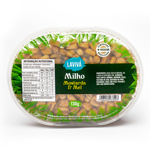 Milho Mostarda e Mel Lavivá 130g