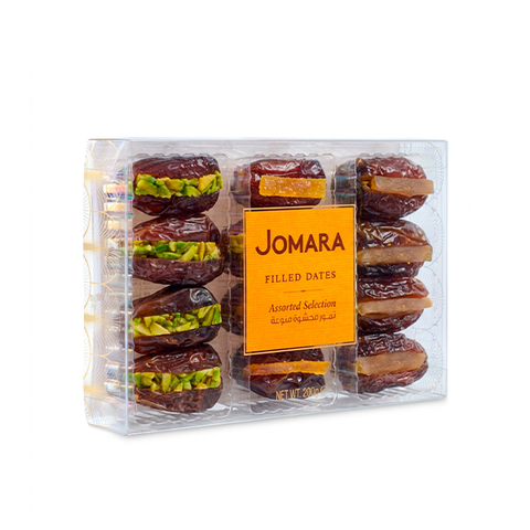 Tâmara Jomara Recheada com Gengibre, Laranja e Pistache 200g
